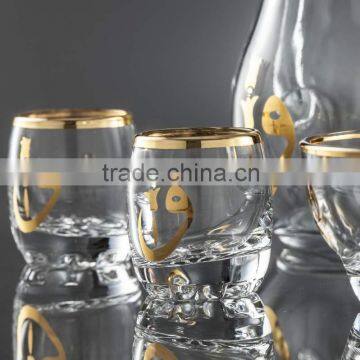 Vav Stoned Gold Zamzam Set