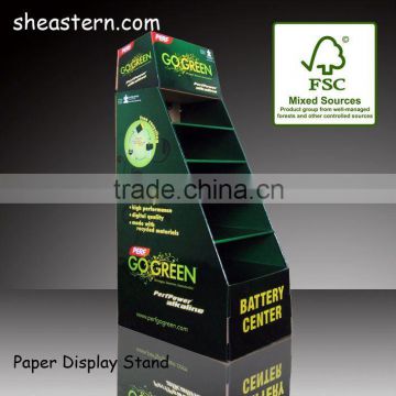 floor paper display stand