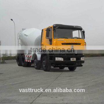 volume is 6.2 cbm at reasonable price 8x4 concrete mixer truck