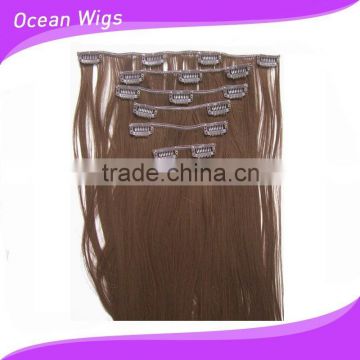 Wholesale unprocessed premium brazilian clip hair