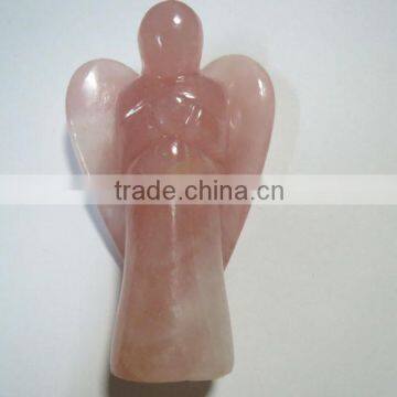4 inch Rose quartz Gemstone Angel wholesale