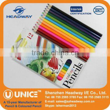 Hexagonal Long Colored Pencil, 12 Colors 7inches Colored Pencil photo-4