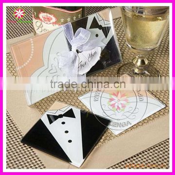 Cute wedding coaster