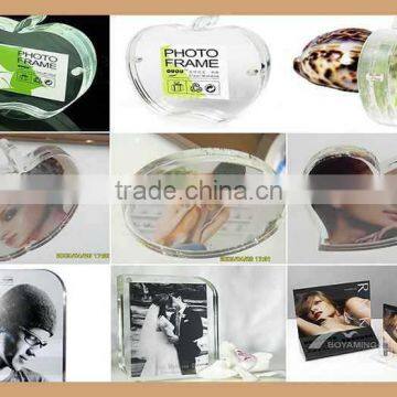 GH-P0004 Factory Outlet Acrylic Refrigerator Magnet Photo Frame Plexiglass Picture Frame photo-5