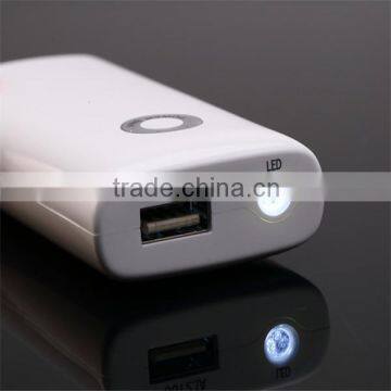 5200mah 5V 2.1A cell phone universal external bulk power bank supply