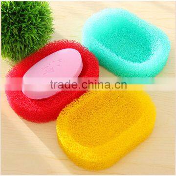 J134 simple soap dish with sponge and plastic soap dish