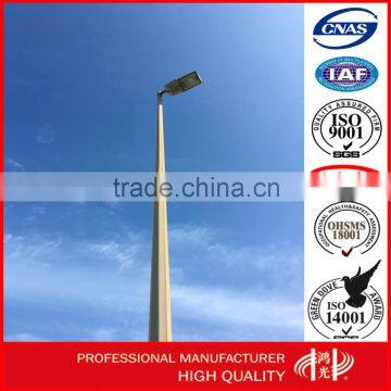 12-20m single arm LED High Mast steel Lighting Pole for UAE Dubai highway