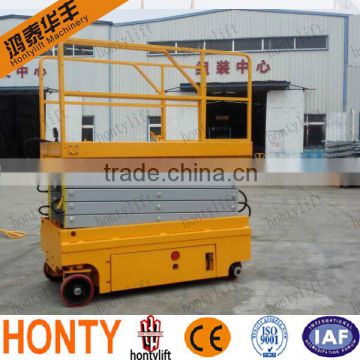 ISO9001:2008/CE certificate China factory sales battery powered scissor lift platform