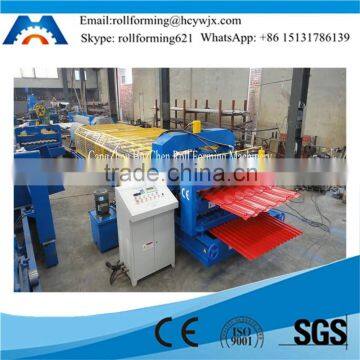 CE Type Aluminum Iron Sheet Roofing Tile Making Machine Manufacturer