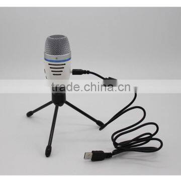 Desktop USB Microphone With Headphone Monitoring, Desktop Microphone, Computer Microphone