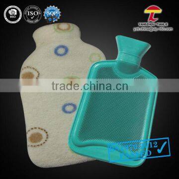 BS Standard Hot Water Bottle with soft fleece cover