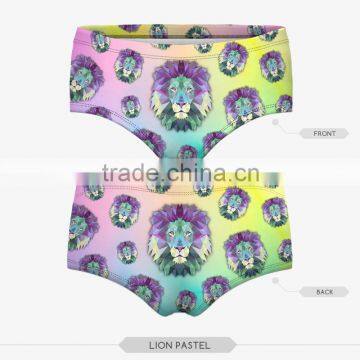 Wet Ladie Hot Sexy Panties Pug Dog Cut Cat Sexy Girls Tight Lingerie Stretchy Underpanties 3d Digital Full Print Custom Hot Sale photo-5