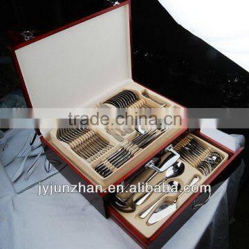 72pcs cutlery set of stainless steel 430 material and food certificate