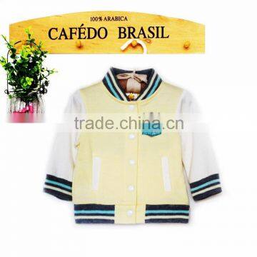 Lovely yellow baby spring jacket toddler coat clothes