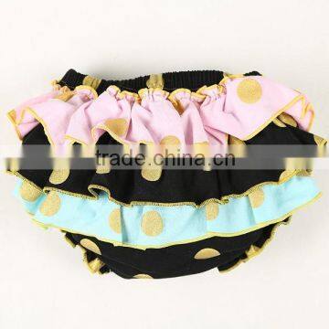 gold polka dots baby bloomer diaper cover cabi clothing