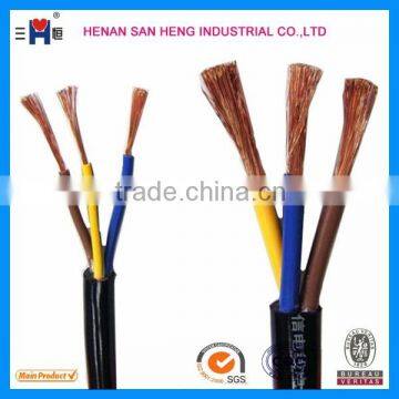 450/750V Copper Conductor PVC Insulated and sheathed KVV Control Cable