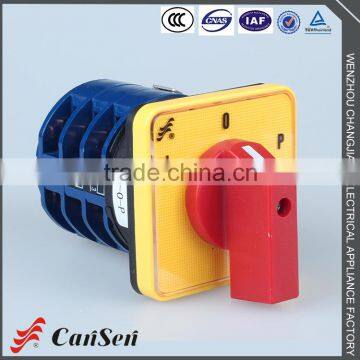 LW26-32 0-1 3P HWG CE certificate universal waterproof rotary switch