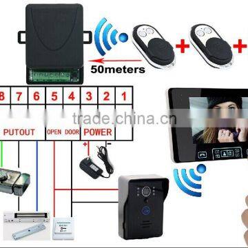 2015 New Android/ios App Wireless ip Based Video Intercom With Function of Code and Remote Control Unlocking photo-2