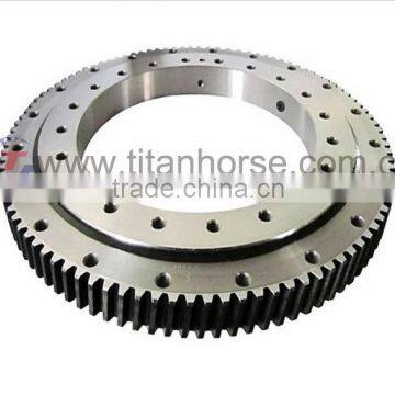 Wind turbine slewing ring gear