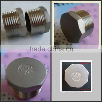 Stainless steel threaded Hexagon Plug