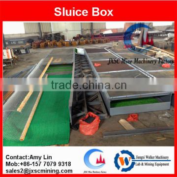 gold mining sluice box, gold panning sluice from JXSC