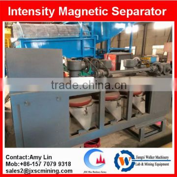 3pcs disc belt type dry magnetic separator in wolfram processing plant