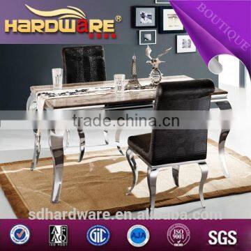 Metal Chair Modern Stainless Steel Dining Chair Furniture Made in China photo-5