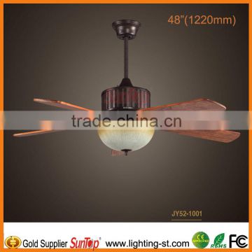 2014 modern decorative ceiling fans with lights JY52-1001