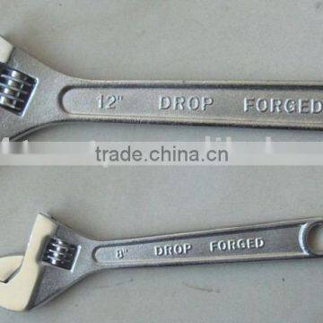 Adjustable Wrench Drop Forged.