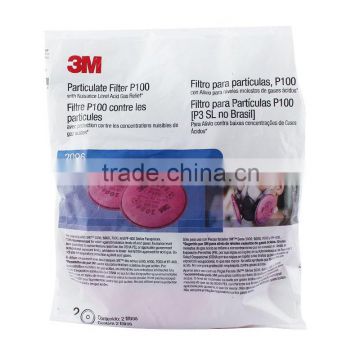 Guarantee 100% original 3M 2096 P100 filter 3M filter/cartridge for 3M half face mask and 3M full face mask