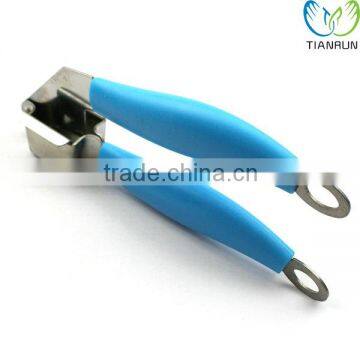 Nice Home Garlic Presser Easy Useful Gadget Presser Blue Handle