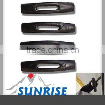 56862# 3cm Black Plastic Inner Tent Duffle Toggles Pack 4