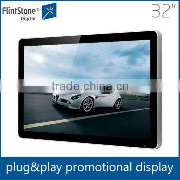 32 inch motion activated loop video android lcd media player