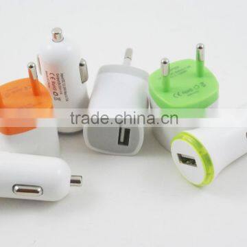 2016 common used accessories charger kits +2 in 1 car electronic charger for iphone 4 5s 6s for samsung note 3