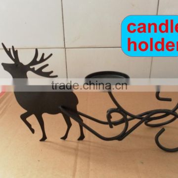 Christmas metal welding candle holder