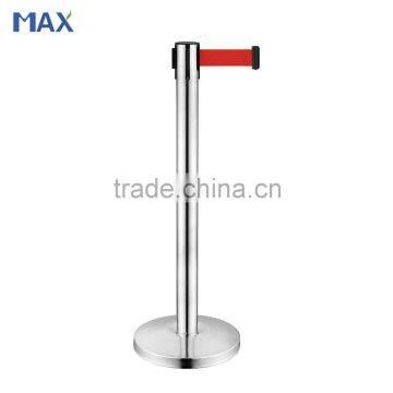 subway red belt stanchion post