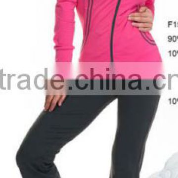 Custom fashion stretch melange fitness wear