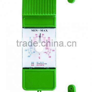 bimetal min-max thermometer