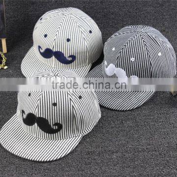 Adjustable hip hop cap baseball cap baseball hat Moustache embroidery brimmed hat