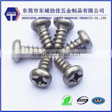 stainless steel phillips pan head self tapping m3 tapping screw