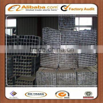 SS400 Q195 steel square black pipes rectangle/round steel pipe in China