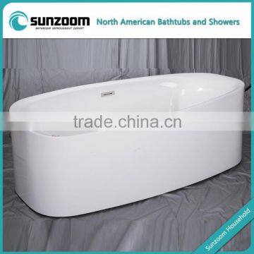 cUPC two person freestanding bathtub,two sided bathtub,acrylic freestanding bathtub