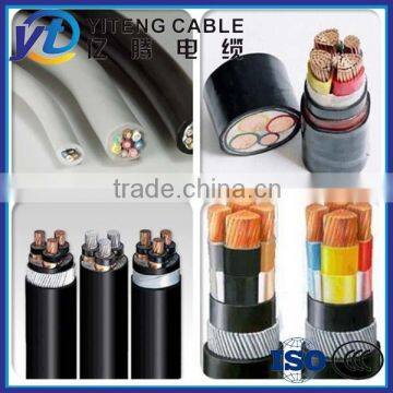 PVC insulated & sheathed multi-core, metallic sheathed cable OR different sheath MV power cable