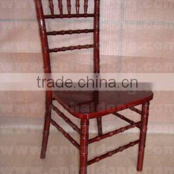 resin and wood chiavari chair