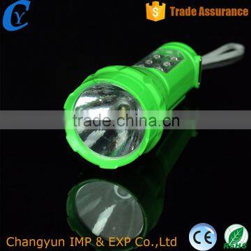 Solar Led Torch Flashlight Electronic Factory Selling Camp