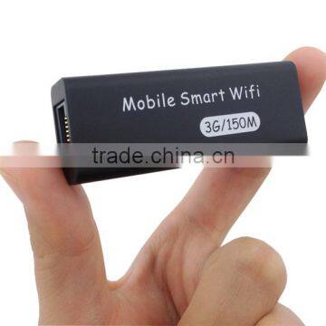 Hot sale smallest 3g router with USB RJ45 for travelers