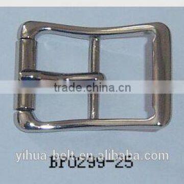 Simple Pin Buckle with Roller for Woman Belt