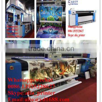 Factory Price Large Format Roll to Roll uv Flatbed Printer for PU / Leather / Banner