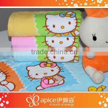 cute cat printed bath towel beach towel