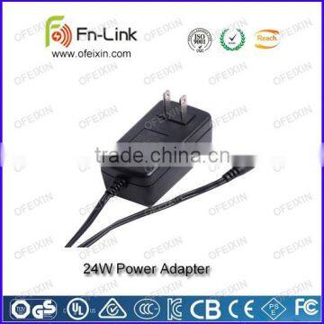 POWER SUPPLY 12V 2A CE UL GS UK SAA ADAPTER PLUG